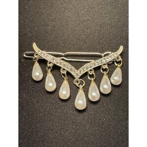 Faux Pearl Clip Bobby Pin